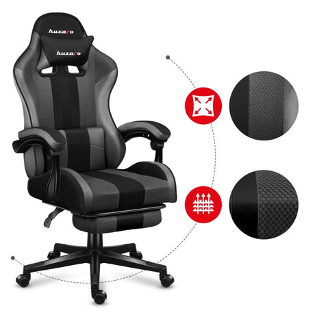 Huzaro Force 4.7 Grey Mesh gaming chair - image 20