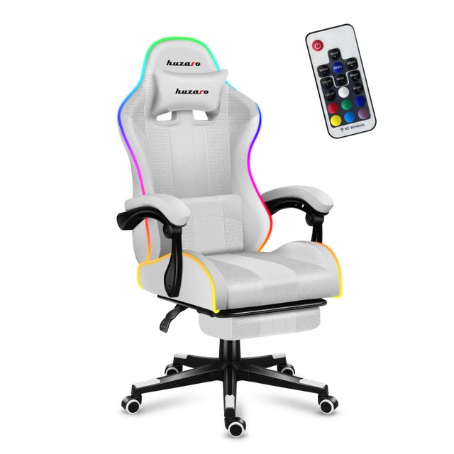 Huzaro Force 4.7 RGB White gaming chair - image 1