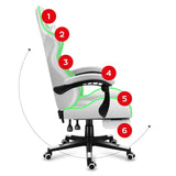Huzaro Force 4.7 RGB White gaming chair - image 14