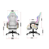 Huzaro Force 4.7 RGB White gaming chair - image 20