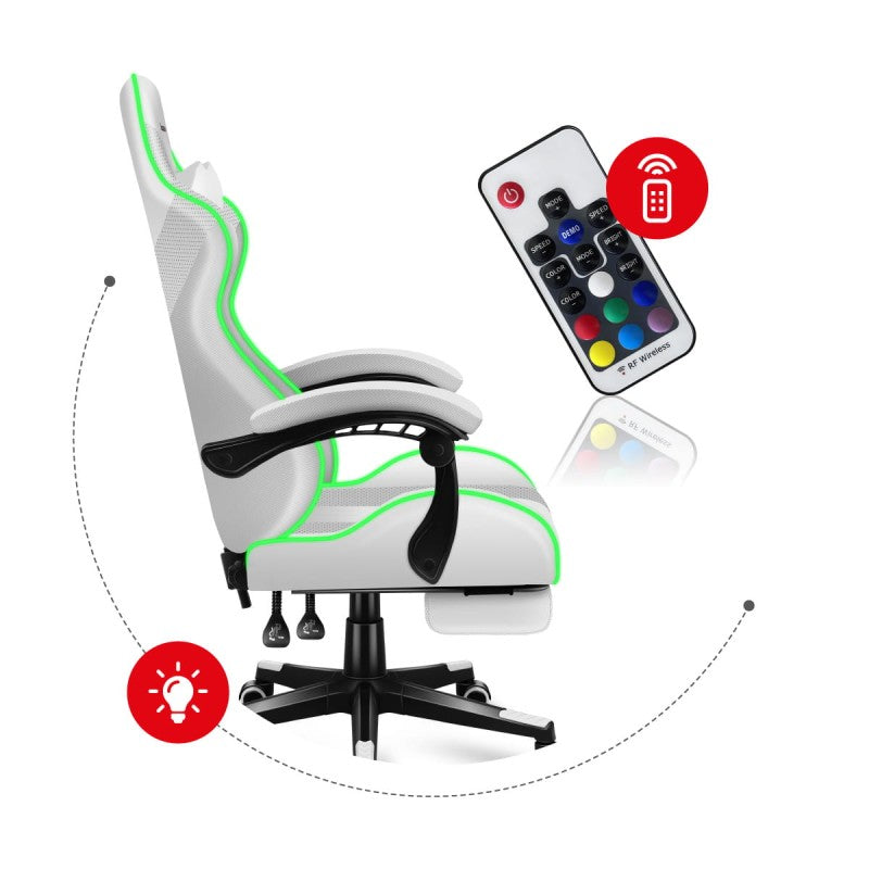 Huzaro Force 4.7 RGB White gaming chair - image 21