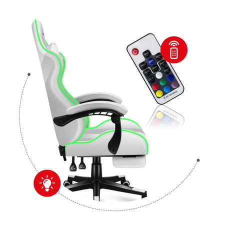 Huzaro Force 4.7 RGB White gaming chair - image 21