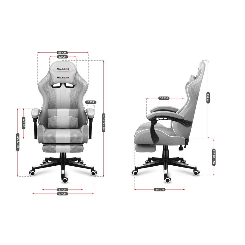Huzaro Force 4.7 White Mesh gaming chair - image 19