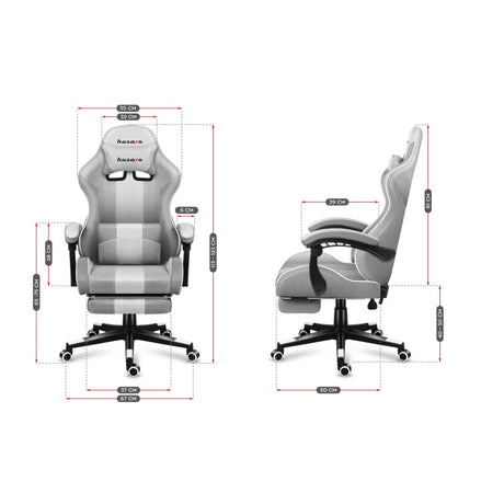 Huzaro Force 4.7 White Mesh gaming chair - image 19