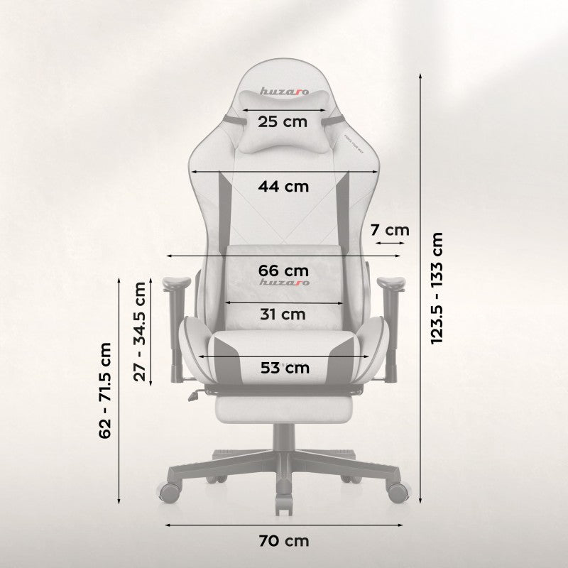 Huzaro Force 5.7 Grey gaming chair - image 13