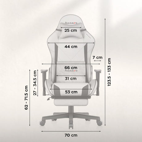 Huzaro Force 5.7 Grey gaming chair - image 13