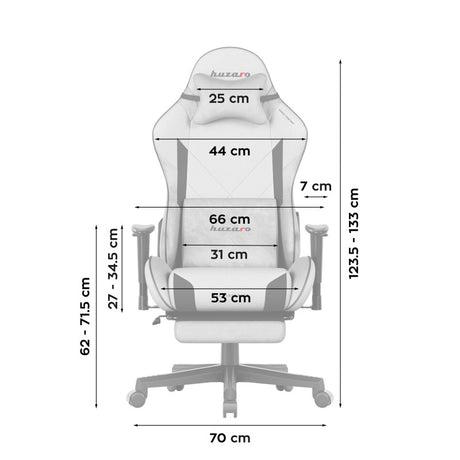 Huzaro Force 5.7 Grey gaming chair - image 14