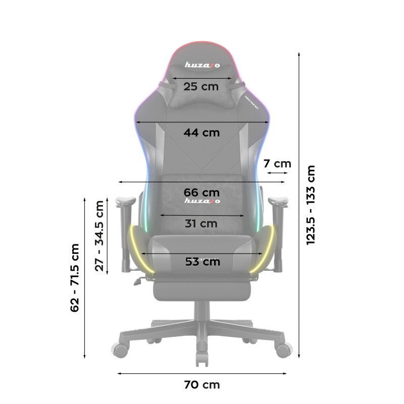 Huzaro Force 5.7 RGB Black gaming chair - image 15