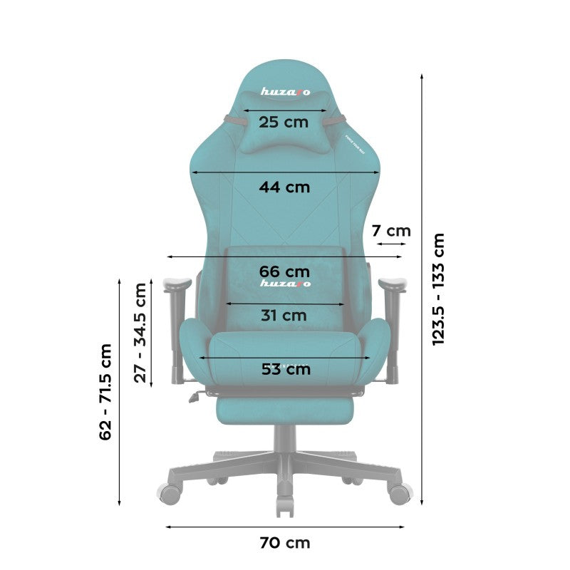Huzaro Force 5.7 Teal gaming chair - image 21