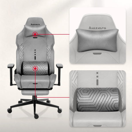 Huzaro Force 8.1 Grey gaming chair - image 2
