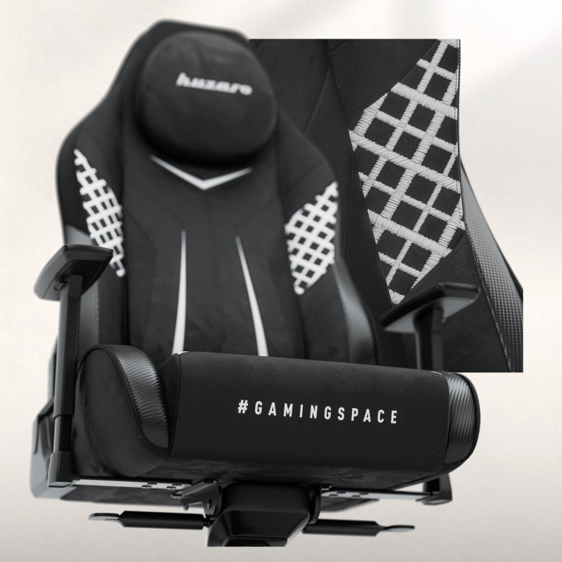 Huzaro Force 8.3 Carbon Black Suede Gaming Chair - image 3