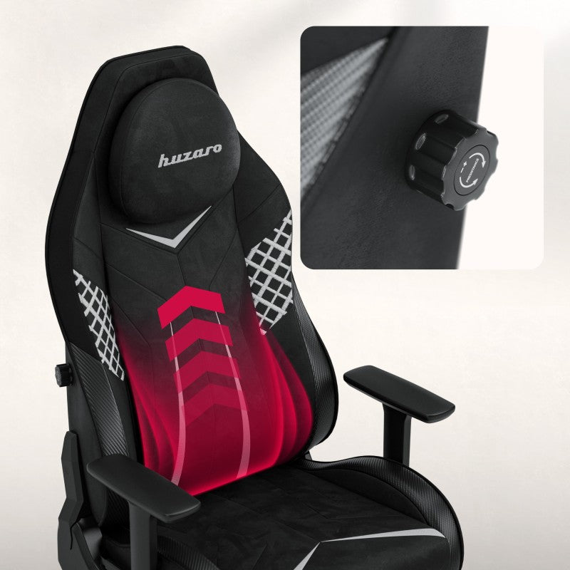 Huzaro Force 8.3 Carbon Black Suede Gaming Chair - image 5