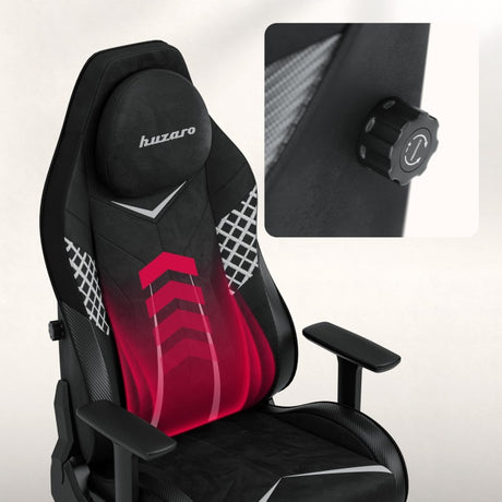 Huzaro Force 8.3 Carbon Black Suede Gaming Chair - image 5