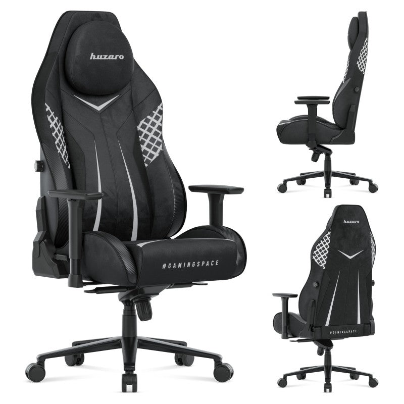 Huzaro Force 8.3 Carbon Black Suede Gaming Chair - image 9