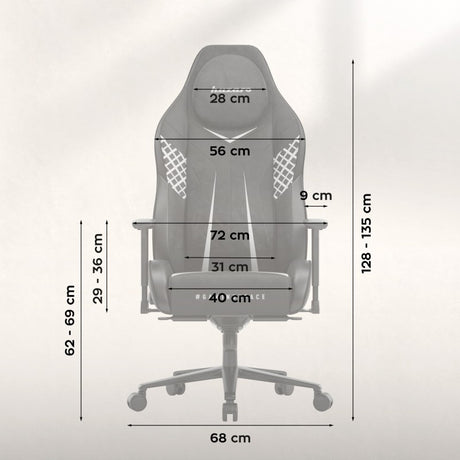 Huzaro Force 8.3 Carbon Black Suede Gaming Chair - image 11