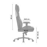 Huzaro Force 8.3 Carbon Black Suede Gaming Chair - image 12