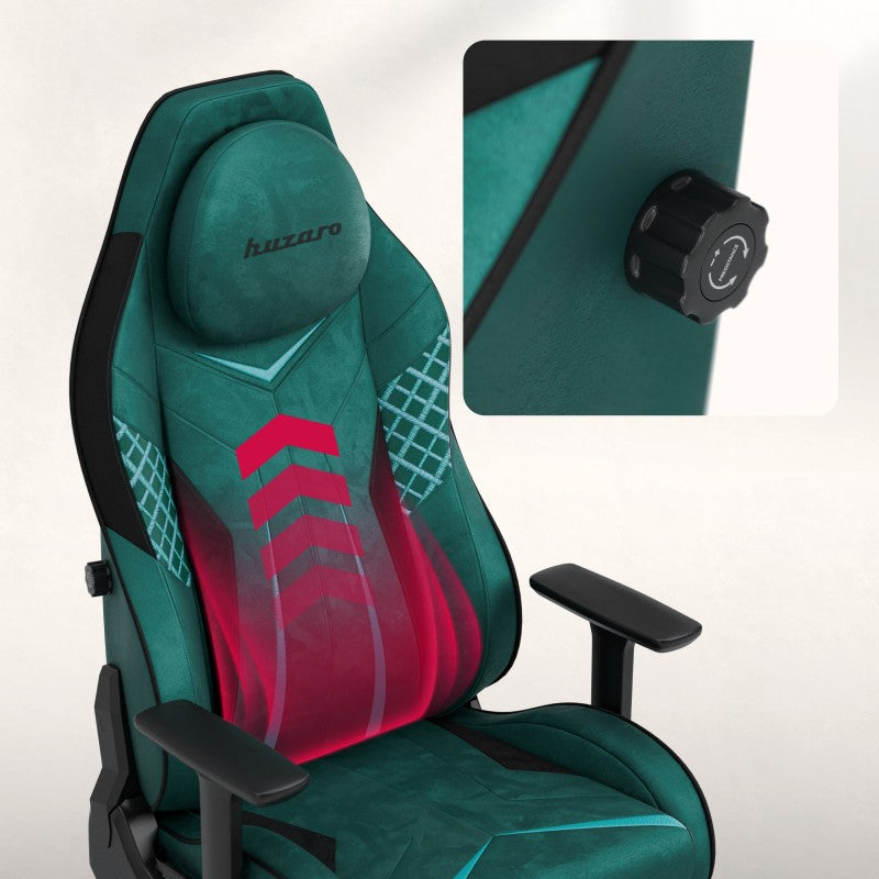Huzaro Force 8.3 Green Suede Gaming Chair - image 5