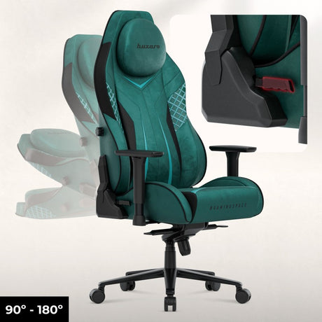 Huzaro Force 8.3 Green Suede Gaming Chair - image 6