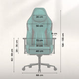 Huzaro Force 8.3 Green Suede Gaming Chair - image 11