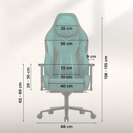 Huzaro Force 8.3 Green Suede Gaming Chair - image 11