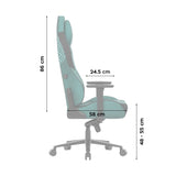 Huzaro Force 8.3 Green Suede Gaming Chair - image 12