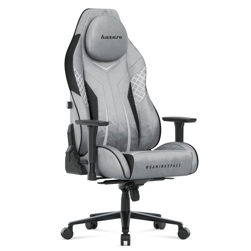 Huzaro Force 8.3 Grey Suede Gaming Chair - image 1