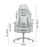 Huzaro Force 8.3 Grey Suede Gaming Chair - image 9