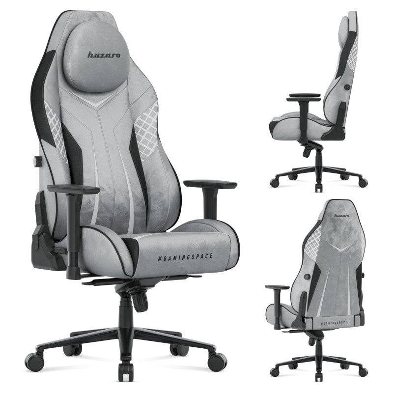 Huzaro Force 8.3 Grey Suede Gaming Chair - image 13