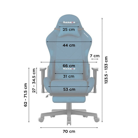 Huzaro Gaming chair Force 5.7 Blue - image 12