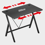 Huzaro Hero 1.4 Black 100 cm gaming desk - image 11