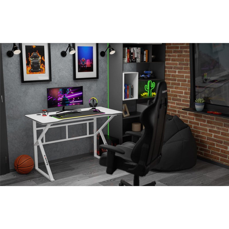 Huzaro Hero 1.6 White 120 cm gaming desk - image 12