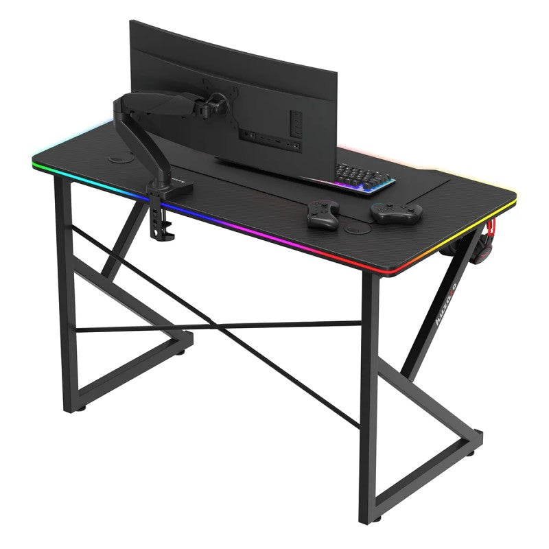 Huzaro Hero 1.7 RGB Black 120 cm gaming desk - image 6