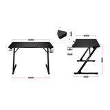 Huzaro Hero 1.8 Black 100 cm gaming desk - image 8