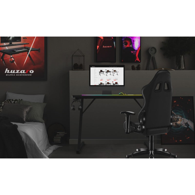 Huzaro Hero 1.8 Black 100 cm gaming desk - image 12