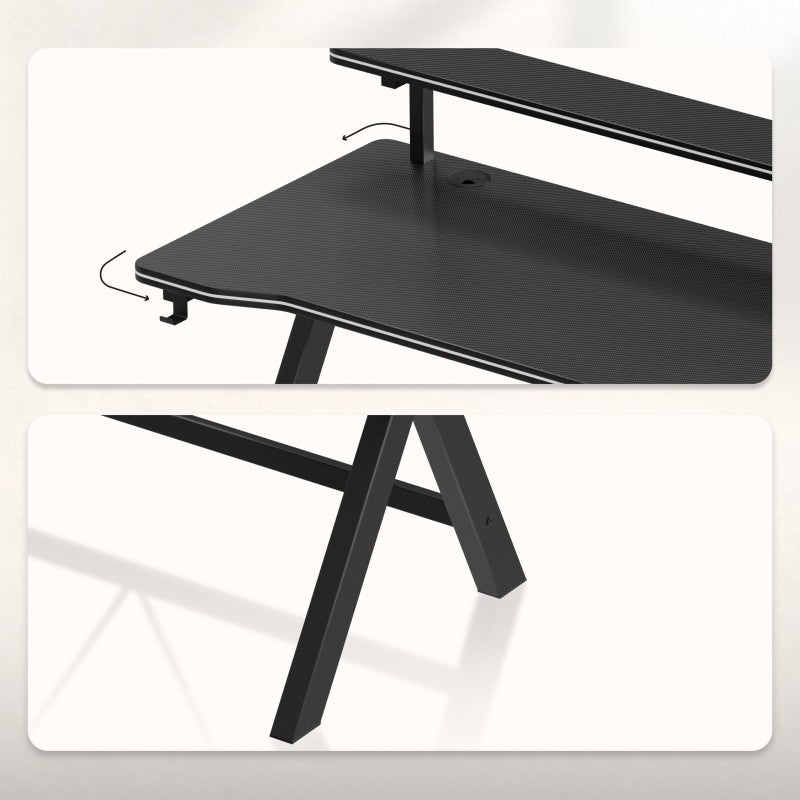 Huzaro Hero 1.9 Black 120 cm gaming desk - image 5