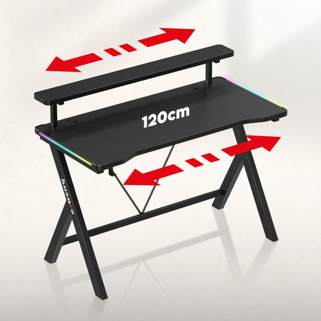 Huzaro Hero 1.9 RGB gaming desk 120 cm - image 16