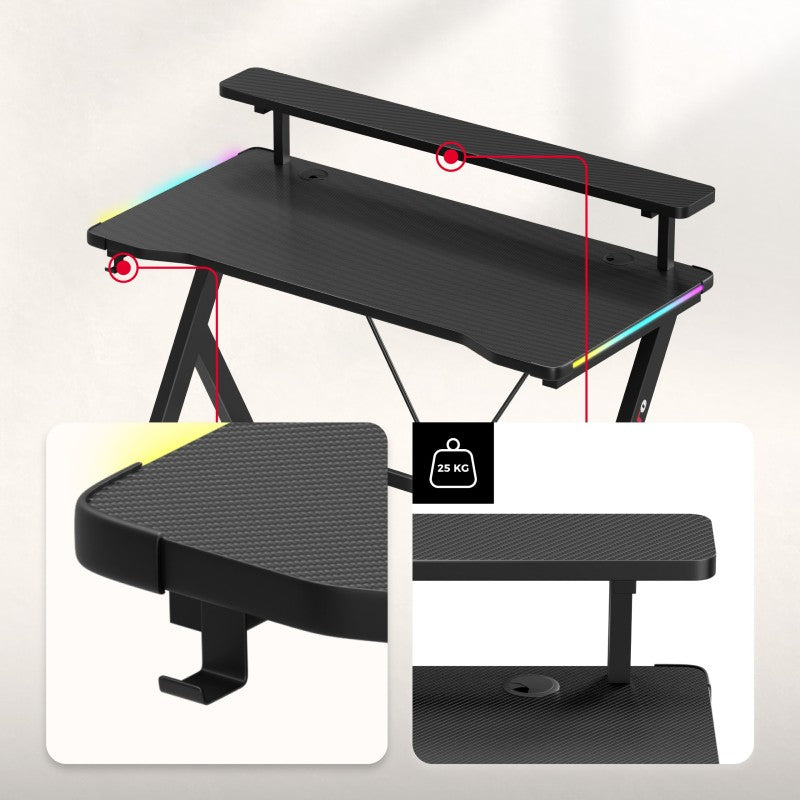 Huzaro Hero 1.9 RGB gaming desk 120 cm - image 19