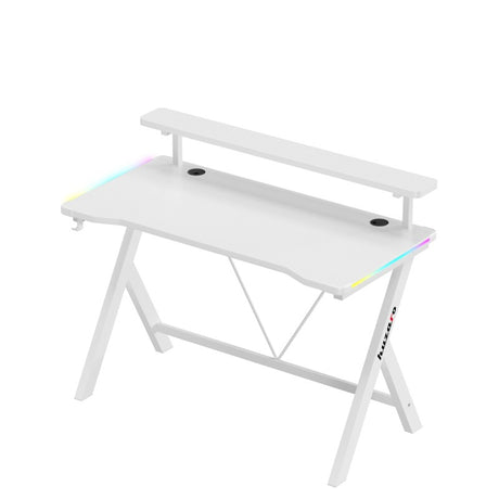 Huzaro Hero 1.9 RGB White 120 cm gaming desk - image 8