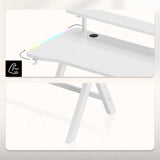 Huzaro Hero 1.9 RGB White 120 cm gaming desk - image 17