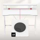 Huzaro Hero 1.9 White 120 cm gaming desk - image 4