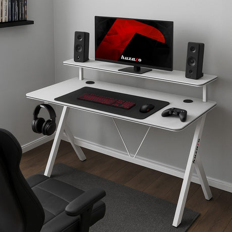 Huzaro Hero 1.9 White 120 cm gaming desk - image 7