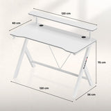Huzaro Hero 1.9 White 120 cm gaming desk - image 16