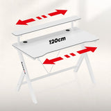Huzaro Hero 1.9 White 120 cm gaming desk - image 17