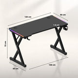 Huzaro Hero 2.3 RGB 120 cm gaming desk - image 10