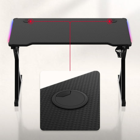 Huzaro Hero 2.3 RGB 120 cm gaming desk - image 12