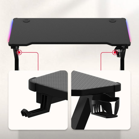 Huzaro Hero 2.3 RGB 120 cm gaming desk - image 13