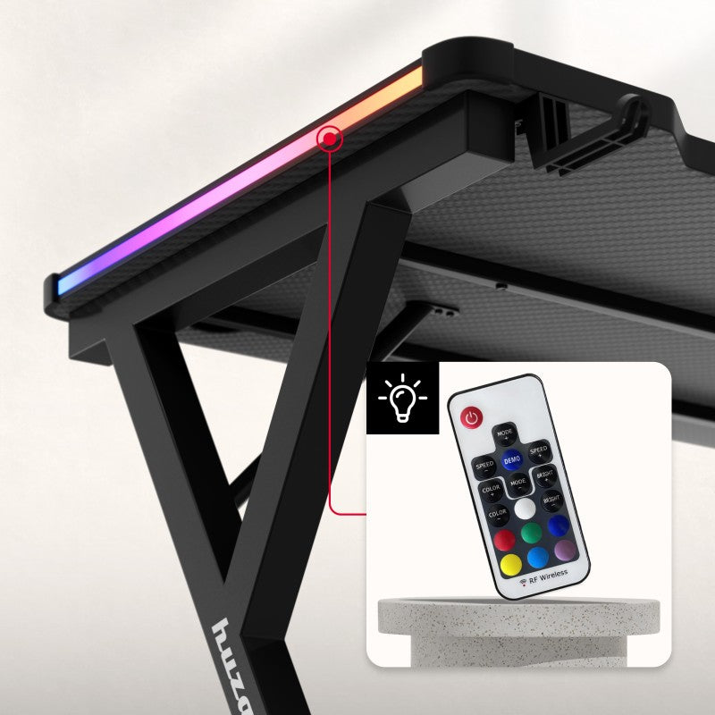 Huzaro Hero 2.3 RGB 120 cm gaming desk - image 14