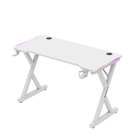 Huzaro Hero 2.3 RGB White 120 cm gaming desk - image 4