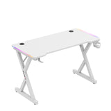 Huzaro Hero 2.3 RGB White 120 cm gaming desk - image 6