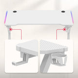 Huzaro Hero 2.3 RGB White 120 cm gaming desk - image 12